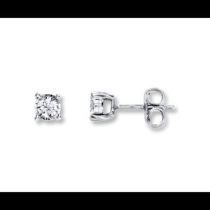 1/4 ct tw Diamonds Sterling Silver Earrings